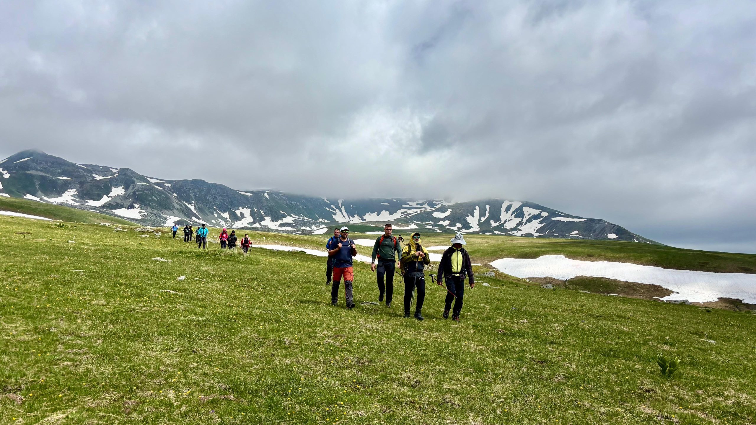 Hikers on the mountain